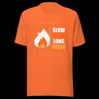 Fire Empire Slow Burn Long Reign Empire Tee Orange