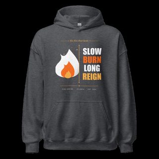 Fire Empire Slow Burn Long Reign Empire Hoodie Dark Heather
