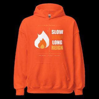 Fire Empire Slow Burn Long Reign Empire Hoodie Orange