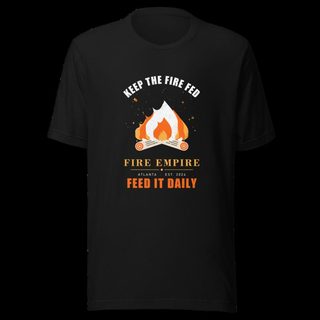 Fire Empire Keep The Fire Fed Empire Tee Black