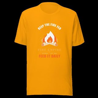 Fire Empire Keep The Fire Fed Empire Tee Gold