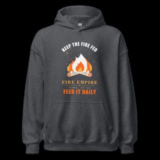 Fire Empire Keep The Fire Fed Empire Hoodie Dark Heather
