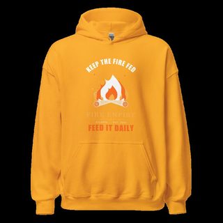 Fire Empire Keep The Fire Fed Empire Hoodie Gold