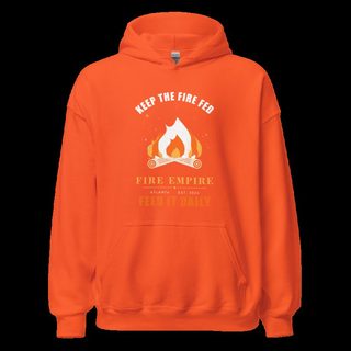 Fire Empire Keep The Fire Fed Empire Hoodie Orange