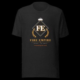 Fire Empire Royal Monogram Empire Tee Black Heather