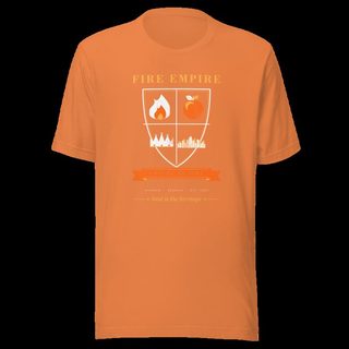 Fire Empire Empire Of Fire Shield Empire Tee Burnt Orange