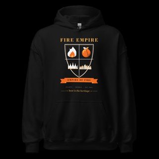 Fire Empire Empire Of Fire Shield Empire Hoodie Black