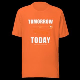 Fire Empire Tomorrow Is Invoiced Empire Tee Orange