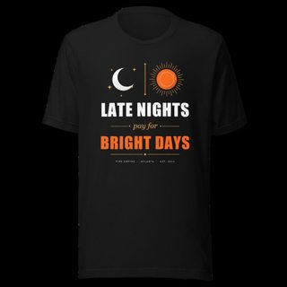 Fire Empire Late Nights Bright Days Empire Tee Black