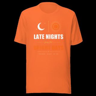 Fire Empire Late Nights Bright Days Empire Tee Orange