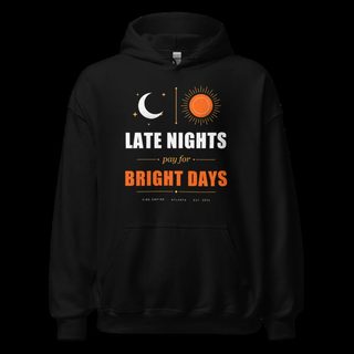 Fire Empire Late Nights Bright Days Empire Hoodie Black