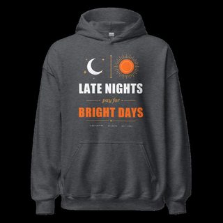 Fire Empire Late Nights Bright Days Empire Hoodie Dark Heather
