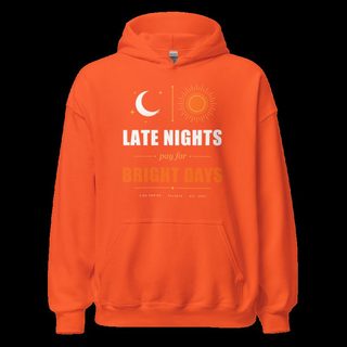 Fire Empire Late Nights Bright Days Empire Hoodie Orange