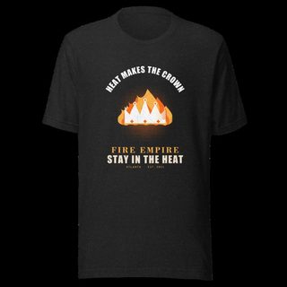 Fire Empire Heat Makes The Crown Empire Tee Black Heather