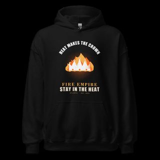 Fire Empire Heat Makes The Crown Empire Hoodie Black