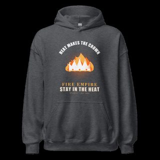 Fire Empire Heat Makes The Crown Empire Hoodie Dark Heather