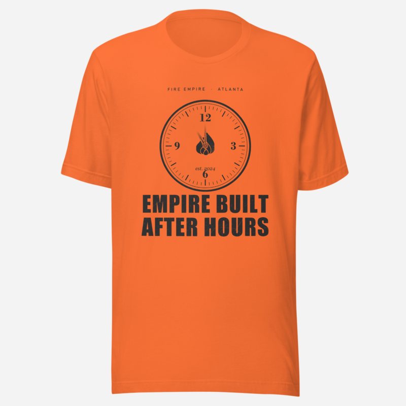 Fire Empire Empire Built After Hours Empire Tee in Orange