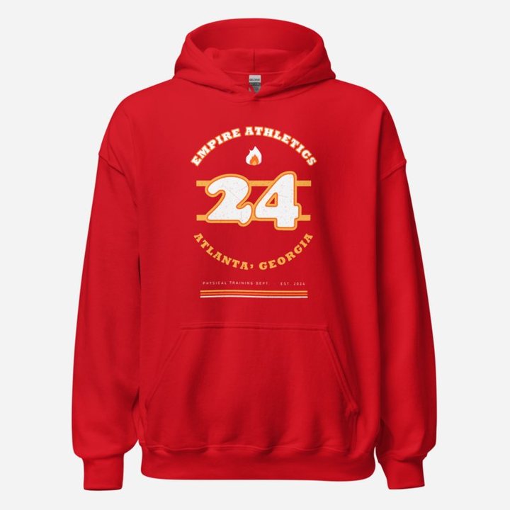 Fire Empire Empire Athletics 24 Empire Hoodie in Red