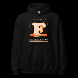 Fire Empire Varsity F Letterman Empire Hoodie Black