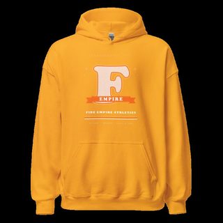Fire Empire Varsity F Letterman Empire Hoodie Gold