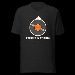 Fire Empire Pressed In Atlanta Empire Tee Black Heather