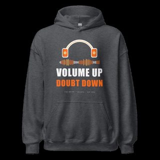 Fire Empire Volume Up Doubt Down Empire Hoodie Dark Heather
