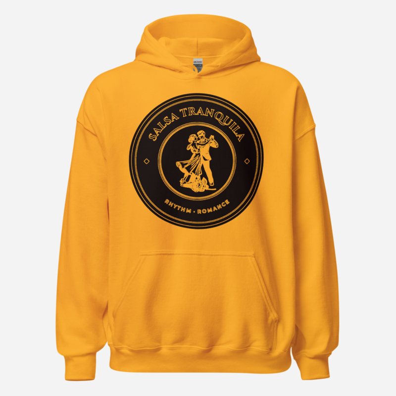 Salsa Tranquila Masked Dancer Crest Hoodie in Gold
