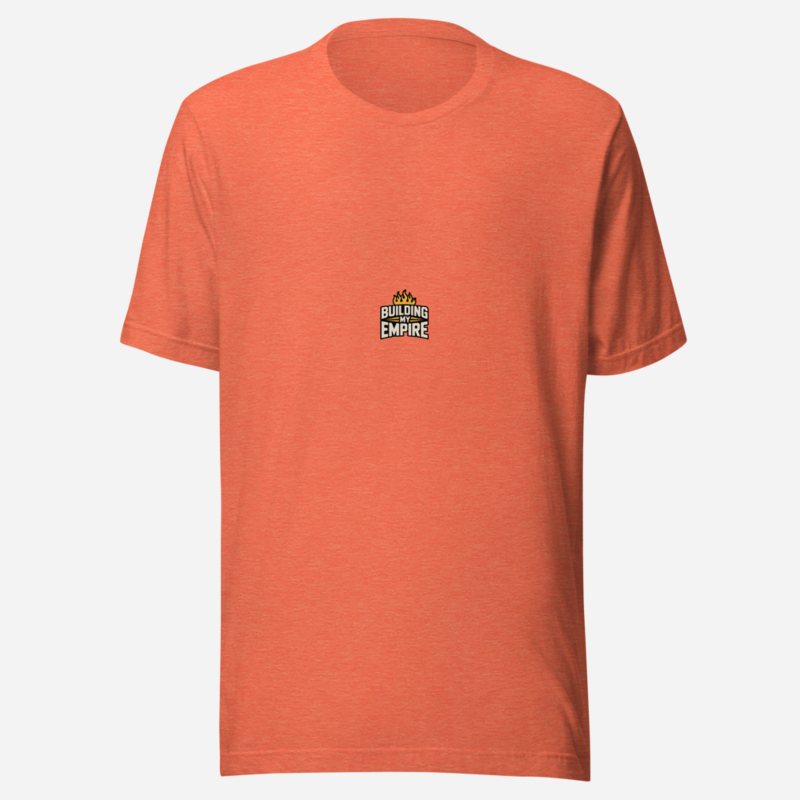 Fire Empire Building My Empire Tee Heather Orange
