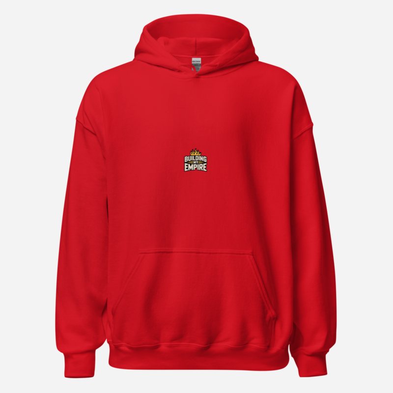 Fire Empire Building My Empire Hoodie Red