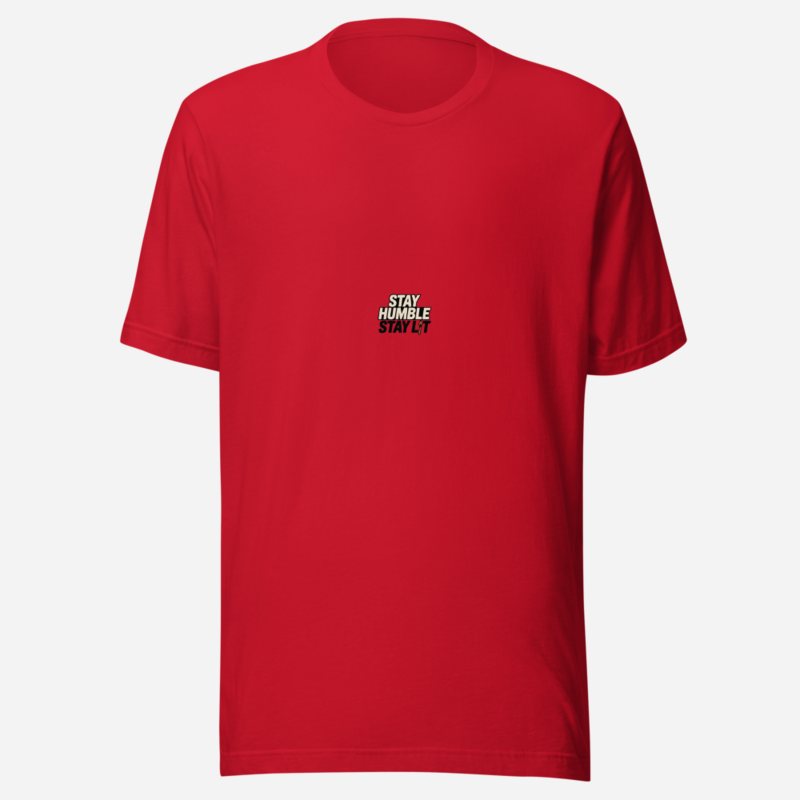 Fire Empire Stay Humble Stay Lit Tee Red