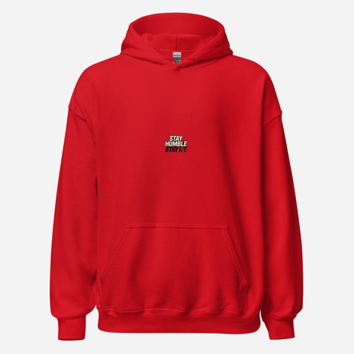 Fire Empire Stay Humble Stay Lit Hoodie in Red