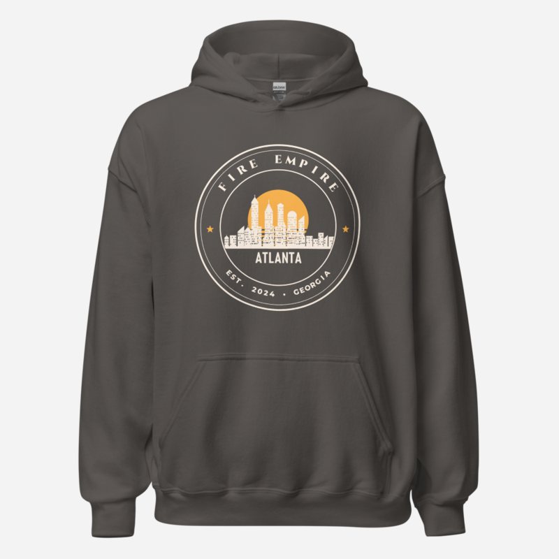 Fire Empire Atlanta Crest Hoodie Charcoal