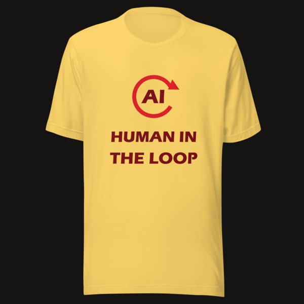 Strawberry Lemonade AI Human In The Loop Tee in Yellow