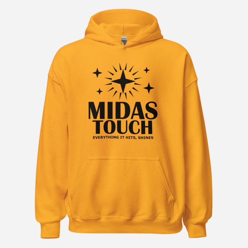 Gold For Real Midas Touch Hoodie in Gold