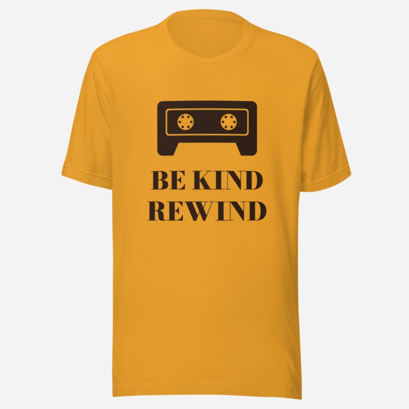 Original General Be Kind Rewind Tee in Mustard