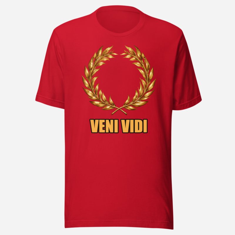 Fire Empire Veni Vidi Laurel Tee in Red