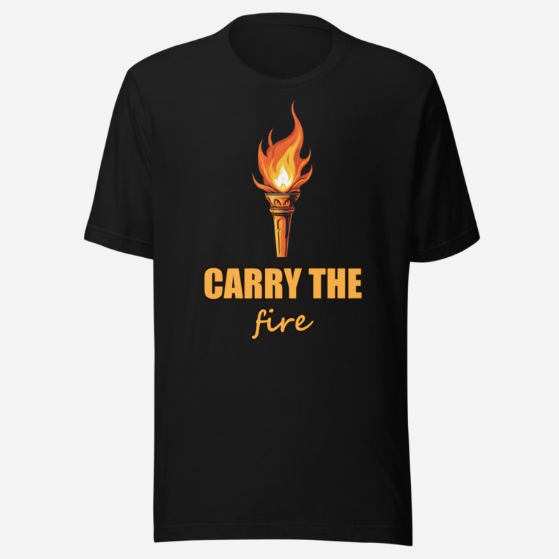 Fire Empire Carry The Fire Torch Tee Black
