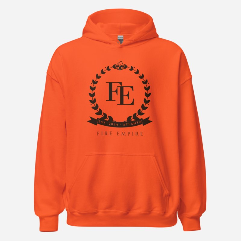 Fire Empire Maison Crest Hoodie Orange