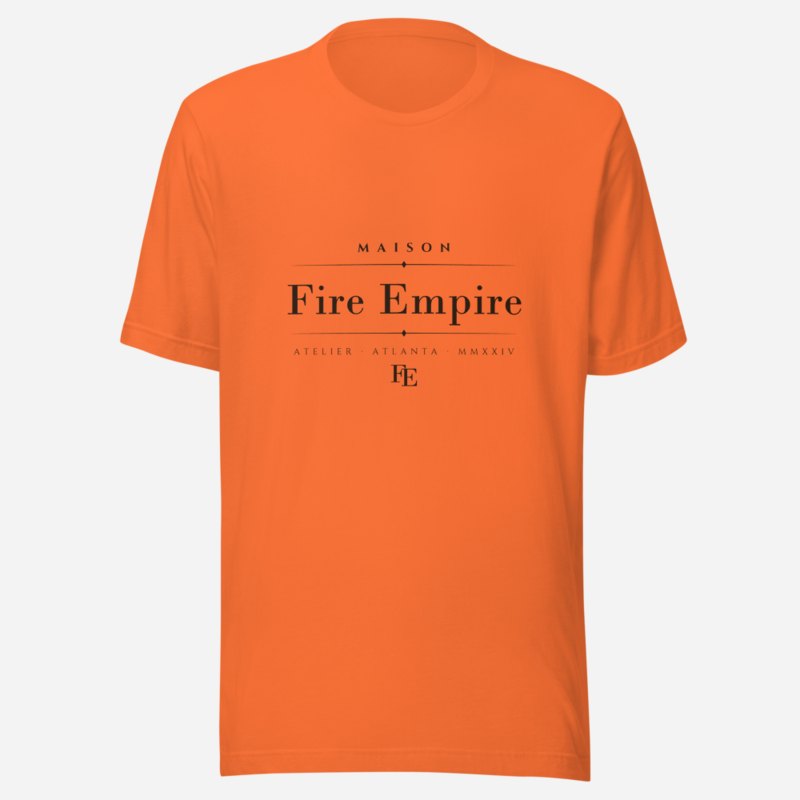 Fire Empire Maison Signature Tee in Orange