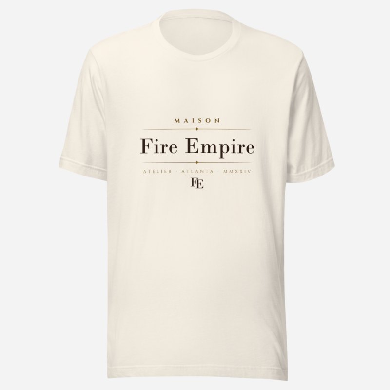 Fire Empire Maison Signature Tee in Vintage White