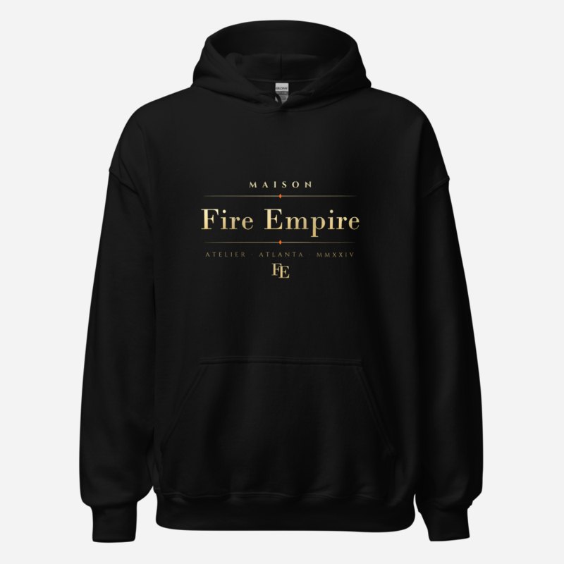 Fire Empire Maison Signature Hoodie Black