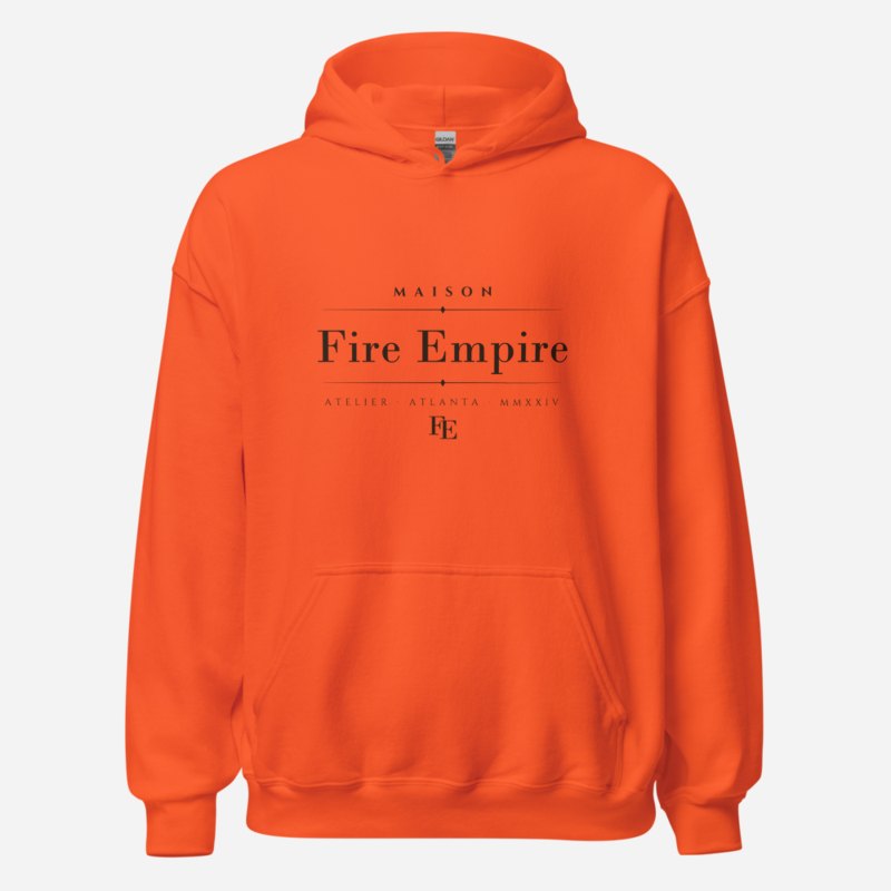 Fire Empire Maison Signature Hoodie in Orange