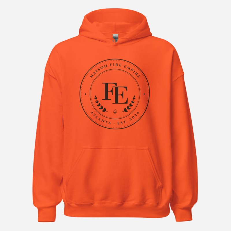 Fire Empire Maison Medallion Hoodie in Orange