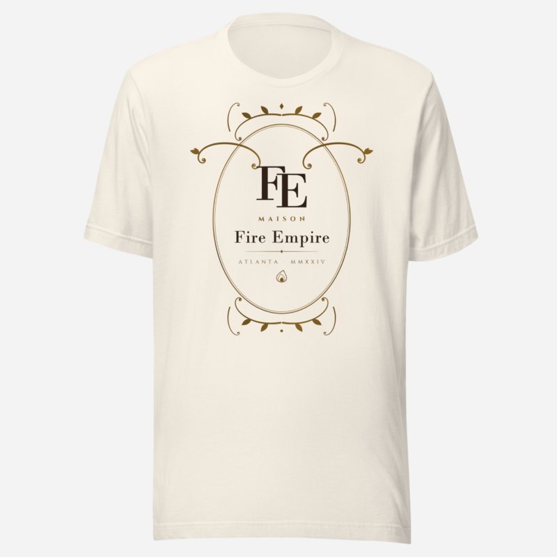 Fire Empire Maison Baroque Cartouche Tee Vintage White