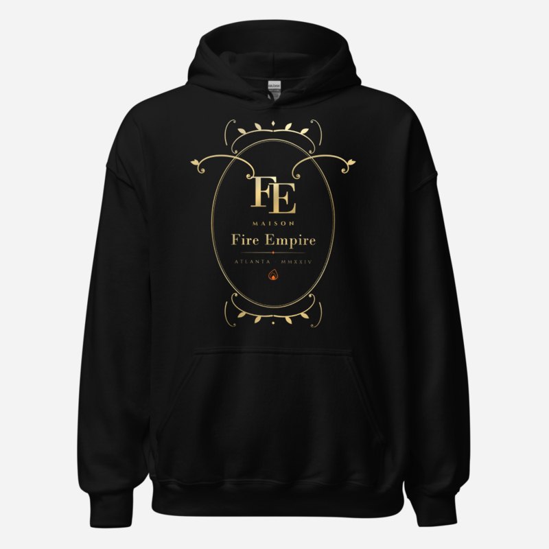 Fire Empire Maison Baroque Cartouche Hoodie Black