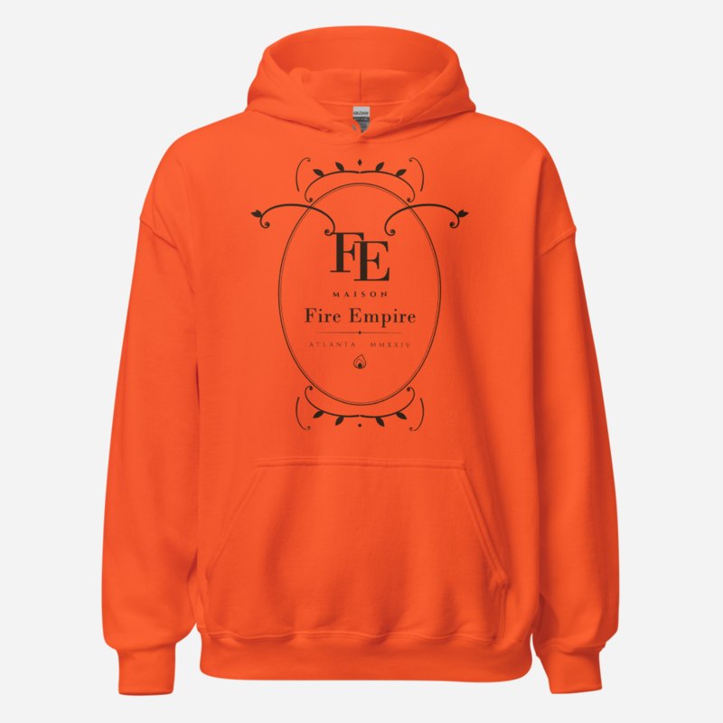 Fire Empire Maison Baroque Cartouche Hoodie Orange
