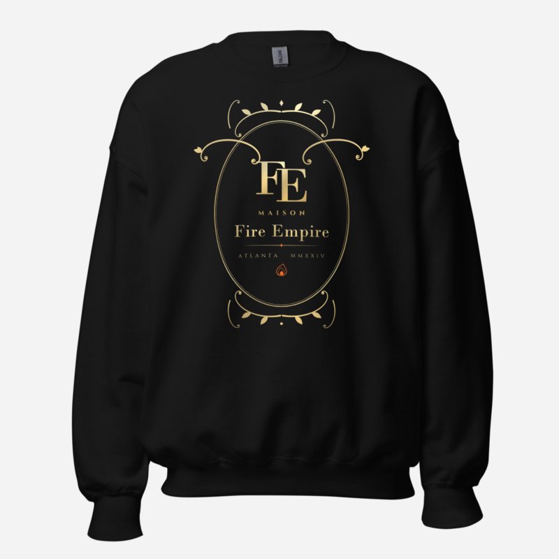 Fire Empire Maison Baroque Cartouche Sweatshirt Black