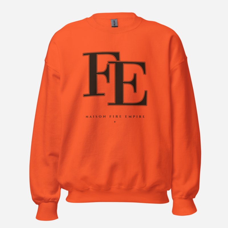 Fire Empire Maison Embroidered Monogram Sweatshirt