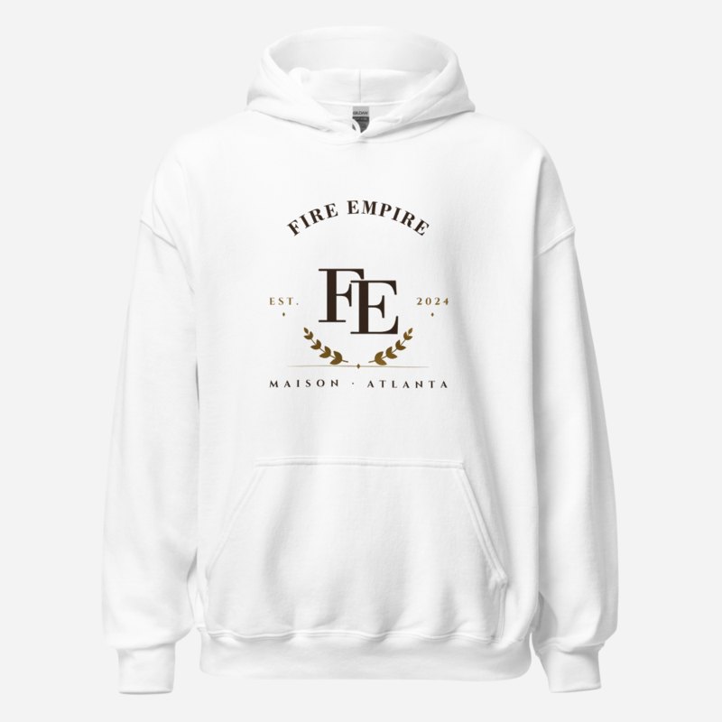 Fire Empire Maison Heritage Arch Hoodie White