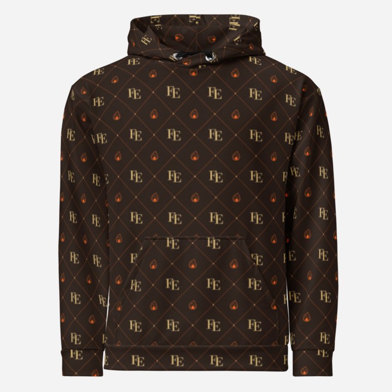 Fire Empire Maison Monogram Canvas All-Over Hoodie